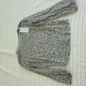 Cat & Jack gray animal print sweater